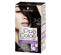 Schwarzkopf - Pro Color - Coloration Permanente Cheveux - Anti-Casse - Technologie Oméga Plex - Tenue Extra Longue Durée - Châtain Foncé 3.0, 1 Unité (Lot de 1)