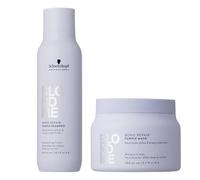 Schwarzkopf Professional BLONDME - Routine Déjaunissante - Bond Repair Purple Mask 200ml + Shampoing Repair Purple 300ml - Duo