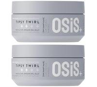 Schwarzkopf Professional OSiS Tipsy Twirl Gelée Pour Cheveux Bouclés Et Ondulés Forte Définition Volume Légèreté Protection Contre L'Humidité Fixation Normale 300 ml - lot de 2