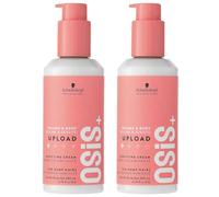 Schwarzkopf Professional OSiS Upload Crème Coiffante Densifiante Antistatique Protection Thermique Définition Subtile Volume Racines Relevées Non Collante Fixation Légère 200 ml - lot de 2