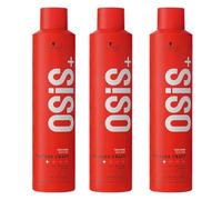 Schwarzkopf Professional Spray OSiS+ Dry Texture Craft non parfumé - lot de 3