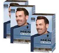 Schwarzkopf Re-Nature Repigmentation Pour Hommes Brun Foncé À Noir Coloration Kit Promo 2+1 Gratuit