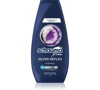 Schwarzkopf Schauma Silver Reflex shampoing neutralisant les reflets jaunes pour les cheveux blonds froids ayant subi une décoloration ou un balayage 350 ml