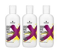 Schwarzkopf Schwarzkopf Goodbye Lot de 3 shampoings jaunes 300 ml