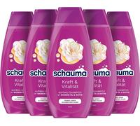 Schwarzkopf - Shampooing Reconstructeur Force & Vitalité (5 X 400 Ml) - Renforce La Structure Des Cheveux - Shampooing Reconstructeur Pour Cheveux Fins Ou Faibles - Avec Huile De Baobab Et[Z4182]