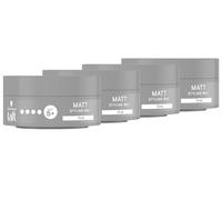 Schwarzkopf TAFT Cire coiffante mate (4 x 75 ml) pour une finition mate avec une tenue longue durée, douce pour les cheveux et le cuir chevelu, végétalienne, cire coiffante