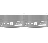 Schwarzkopf TAFT Cire coiffante mate (75 ml) pour une finition mate avec une tenue longue durée, douce pour les cheveux et le cuir chevelu, végétalienne, cire coiffante (Lot de 2)