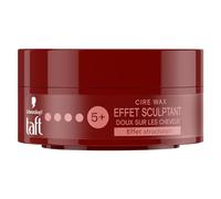 Schwarzkopf - Taft - Cire Wax - Cire Cheveux Homme - Effet Sculptant - Fixation Forte - Longue Durée - Tenue 24h - Coiffant Cheveux - Pot de 75 ml