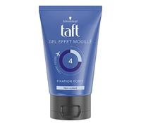 Schwarzkopf - Taft - Gel Cheveux Effet Mouillé - Fixation Forte - Format Mini - Longue Durée - Tenue 24h - Coiffant Cheveux - Tube 100ml