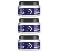 Schwarzkopf Taft Gel Pot Titane 250ml Fixation Forte pour Tous Type de Cheveux - Lot de 3 pots