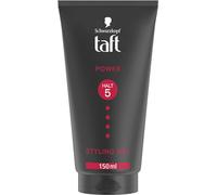 Schwarzkopf TAFT Gel Power (150 ml) Gel coiffant pour jusqu'à 48 heures de tenue forte, doux pour les cheveux et le cuir chevelu, végétalien