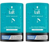 Schwarzkopf - Taft - Gel Tube Coiffant - Gel Effet Mouillé - Brillance Intense - Fixation Normale - Doux sur les cheveux - Tenue longue durée - Sans Effet Collant - Formule Provitamine B5-300 ml