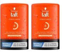 Schwarzkopf - Taft - Gel Tube Coiffant - Gel Force Maxx - Tenue j'usqu'à 72H - Fixation Très Forte - Doux sur les cheveux - Tenue longue durée - Sans Effet Collant - Formule Provitamine B5-300 ml