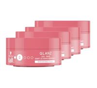 Schwarzkopf TAFT Gel Wax Cire Coiffante Brillance Éclatante (4 x 75 ml) pour Finition Douce, Végétalienne