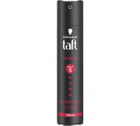 Schwarzkopf Taft Laque pour cheveux (250 ml) - Tenue 5 - Pour tous les types de cheveux - Tenue forte jusqu'à 72 heures - Formule végétalienne