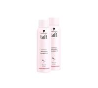 Schwarzkopf Taft Lot de 2 sprays de coiffage pour vagues nocturnes (2 x 150 ml) - Pour créer des vagues et des boucles pendant le sommeil - Sans alourdir - Convient à tous les types de cheveux