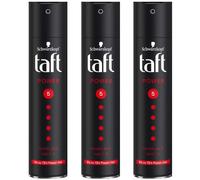 Schwarzkopf Taft Lot de 3 laques capillaires Power Tenue 5 pour tous les types de cheveux, tenue forte jusqu'à 72 heures, formule végétalienne * 250 ml