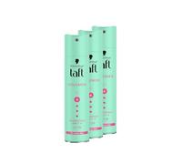 Schwarzkopf Taft Lot de 3 sprays coiffants pour cheveux fins (3 x 250 ml), niveau de tenue 4, formule végétalienne*