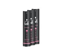 Schwarzkopf Taft Lot de 3 sprays pour cheveux secs et abîmés Cachemire (3 x 250 ml), degré de tenue 5, formule végétalienne*