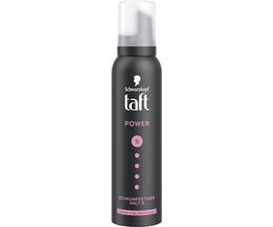 Schwarzkopf Taft Mousse coiffante pour cheveux secs et abîmés (150 ml), degré de tenue 5, mousse pour cheveux secs et abîmés, mousse capillaire avec douceur semblable au cachemire, formule