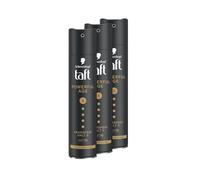 Schwarzkopf Taft Powerful Age Lot de 3 sprays coiffants pour cheveux fins et clairsemés (3 x 250 ml), niveau de tenue 5, formule végétalienne*