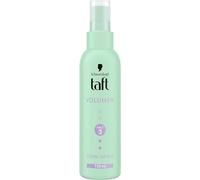 Schwarzkopf Taft Spray pour sèche-cheveux volume (150 ml), niveau de tenue 3, spray pour tous les types de cheveux, formule végétalienne*
