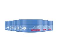 Schwarzkopf Taft Styling Wax Ultra Lot de 6 flacons de cire coiffante Niveau 2-75 ml (boîte bleu clair)