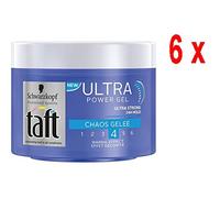 Schwarzkopf Taft Ultra Powergel Lot de 6 gelées Chaos 200 ml
