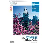 Schwarzwald Mülhe 100 feuilles papier photo brillant A3 "HiQ FastDry Premium" - 170 G