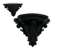 Schwebendes Wandregal - 19cm Gothic Eckregal | Décoration Dents de gaufrette, Schweberegal Für Bücher Bilderrahmen Kerzen Wohnkultur Schlafzimmer Küche