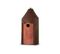 SCHWEGLER-Nichoir pour mésanges charbonnières ou moineaux friquets en béton de bois coloris marron Schwegler - diamètre 32 mm