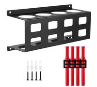 Schweißdraht Wandhalter - Schweißelektroden Wandhalter | 4-Fach Halter Für Schweißelektrodens | Wandmontierter Organizer Für Werkstatt Garage Haushalt Industrie - 29,5 X 10,2x 13,9 Cm
