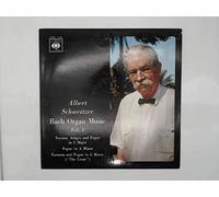 Schweitzer, Albert - ALBERT SCHWEITZER - Volume I - Bach Organ Music [Vinyl] CBS 72.190