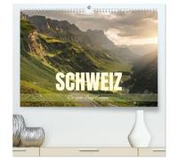 Schweiz - Die grüne Lunge Europas (hochwertiger Premium Wandkalender 2026 DIN A2 quer), Kunstdruck in Hochglanz: Wo Grün herrscht