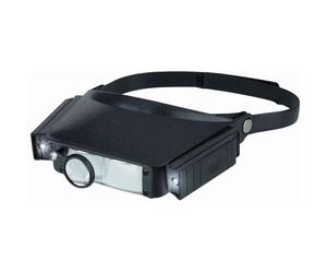 Schweizer Loupe à bandeau 2x, 3x, 4x, 5x, avec éclairage