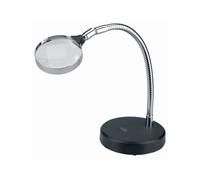 Schweizer Loupe sur pied de table, 2,5x/Ø90mm, biconvexe