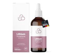 Schweizer Naturals® Lithium, solution d'orotate de lithium pur (pureté : > 98,5%) et d'eau très pure, 1 ml de solution prête à l'emploi contient 0,5 mg de lithium = 500 ppm, 100 ml