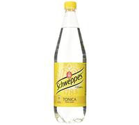 Schweppes Acqua Tonica Bibita Analcolica Gassata - Confezione da 6 x 1 Litro