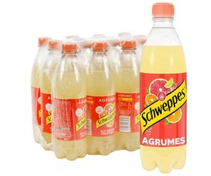 Schweppes Agrumes Bouteille 50cl x12