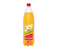 SCHWEPPES FRUITS - Pomme 1,5 L - ( Lot De 4 )