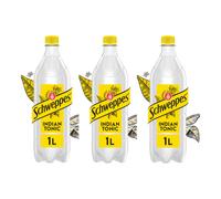 SCHWEPPES Indian Tonic Soda 1L ( Lot de 3)