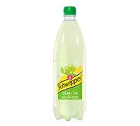 Schweppes Lemon - Boisson Gazeuse - Sans colorant, sans arôme artificiel* - 1L