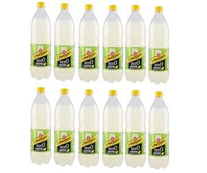 Schweppes Limone Zero Lot de 12 boissons gazeuses sans sucre ajouté au citron 1000 ml