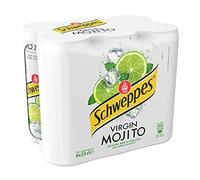 Schweppes Virgin Mojito Boisson Gazeuse Saveur Citron Vert et Menthe, 6 x 33cl