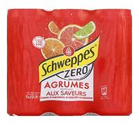 Schweppes Zero Boisson, 6 x 33cl