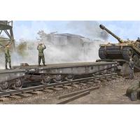 Wagon plateforme de transport de chars