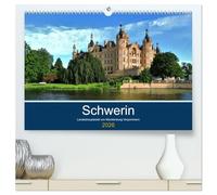 Schwerin - Landeshauptstadt von Mecklenburg-Vorpommern (hochwertiger Premium Wandkalender 2026 DIN A2 quer), Kunstdruck in Hochglanz: Dieser Kalender ... Aufnahmen aus der Landeshauptstadt Schwerin