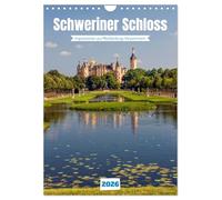 Schweriner Schloss - Impressionen aus Mecklenburg-Vorpommern (Wandkalender 2026 DIN A4 hoch), CALVENDO Monatskalender: Märchenschloss im Herzen des Landes Mecklenburg-Vorpommern