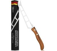 Schwertkrone Couteau à Fromage en Acier Inoxydable Solingen avec Manche en Bois d'Olivier 13,5cm - Élégance et Précision