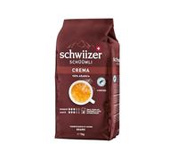 Schwiizer Schüümli Crema - grains 100 % Arabica, pour machines automatiques, intensité 3/5, torréfaction moyenne, Rainforest Alliance, 1 kg